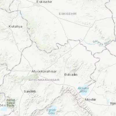 Map showing location of Bayat (38.983060, 30.924720)