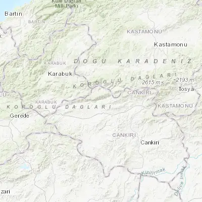 Map showing location of Bayramören (40.943290, 33.203000)