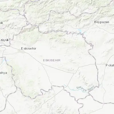 Map showing location of Beylikova (39.686940, 31.205560)