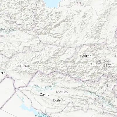 Map showing location of Beytüşşebap (37.563180, 43.165830)