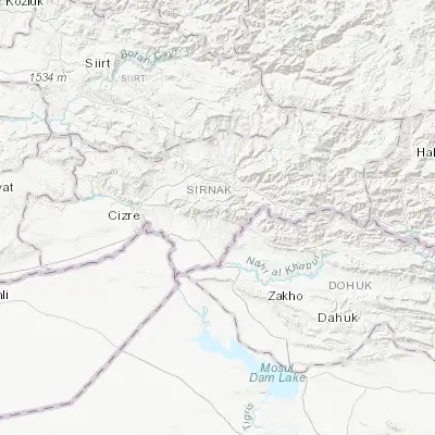 Map showing location of Bisbin (37.339290, 42.569450)