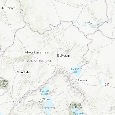 Map showing location of Bolvadin (38.711110, 31.048610)