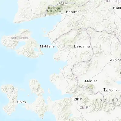 Map showing location of Çandarlı (38.935030, 26.934000)
