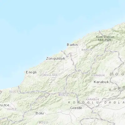 Map showing location of Çaycuma (41.426390, 32.075560)