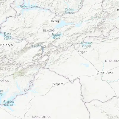 Map showing location of Çermik (38.135380, 39.445000)