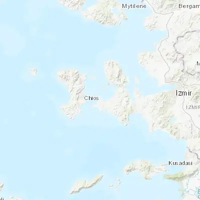 Map showing location of Çeşme (38.326140, 26.305740)