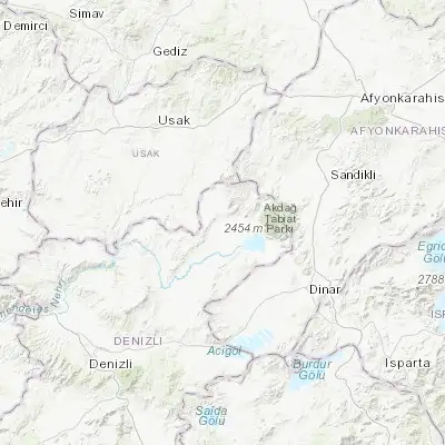 Map showing location of Çivril (38.301390, 29.738610)