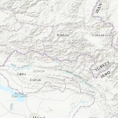 Map showing location of Çukurca (37.248060, 43.613610)