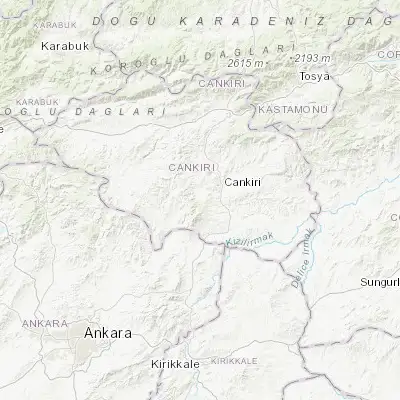 Map showing location of Eldivan (40.529750, 33.499030)