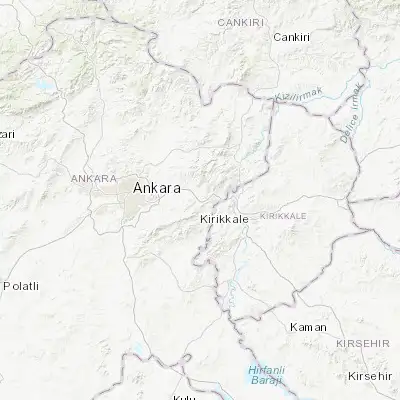 Map showing location of Elmadağ (39.920830, 33.230830)