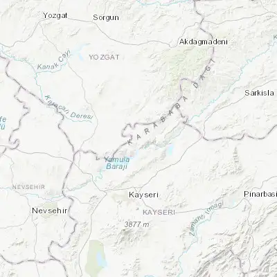 Map showing location of Felahiye (39.090560, 35.567220)