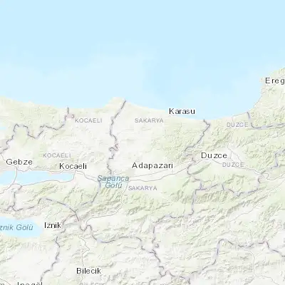 Map showing location of Ferizli (40.940820, 30.485830)