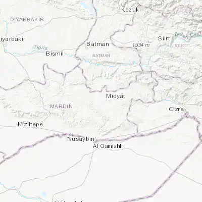 Map showing location of Gelinkaya (37.417320, 41.269500)