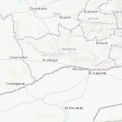 Map showing location of Gökçe (37.204070, 40.695990)