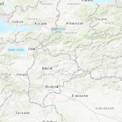 Map showing location of Gölpazarı (40.284720, 30.317220)