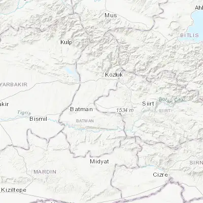 Map showing location of Gözpınar (37.977170, 41.457610)