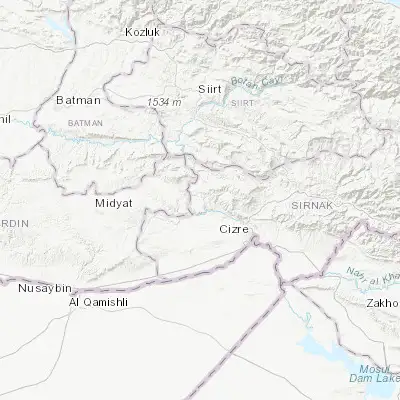 Map showing location of Güçlükonak (37.469570, 41.905930)