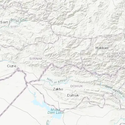 Map showing location of Gülyazı (37.389740, 42.989220)