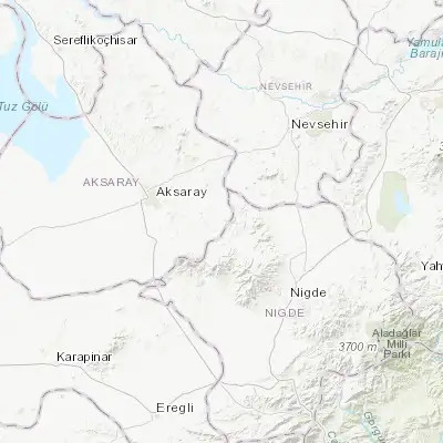 Map showing location of Güzelyurt (38.277220, 34.371940)