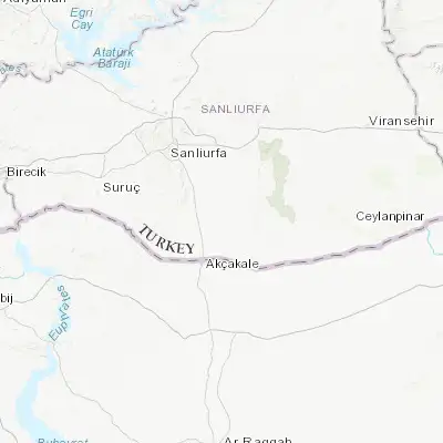 Map showing location of Harran (36.860000, 39.031390)