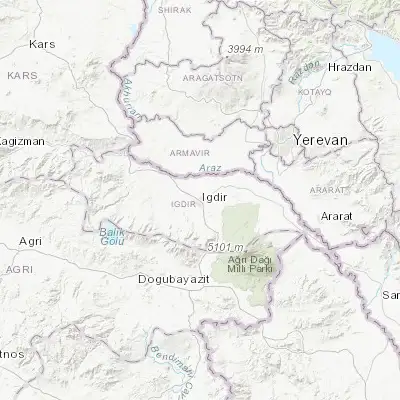 Map showing location of Iğdır (39.923710, 44.045000)