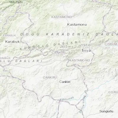 Map showing location of Ilgaz (40.925110, 33.625860)