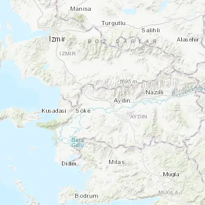 Map showing location of İncirliova (37.852220, 27.723610)