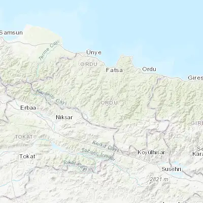 Map showing location of Kabataş (40.750000, 37.450000)