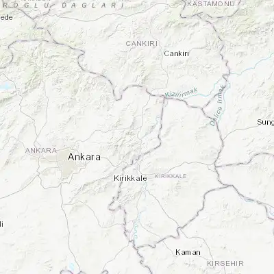 Map showing location of Kalecik (40.097220, 33.408330)