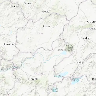 Map showing location of Karahallı (38.320830, 29.530280)