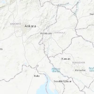 Map showing location of Karakeçili (39.594170, 33.377780)