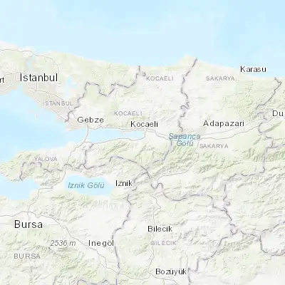 Map showing location of Karşıyaka (40.693600, 29.941540)