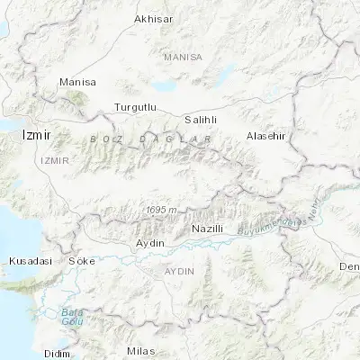 Map showing location of Kaymakçı (38.167780, 28.115280)
