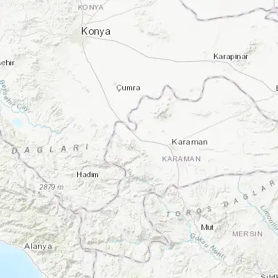Map showing location of Kazımkarabekir (37.230280, 32.958890)