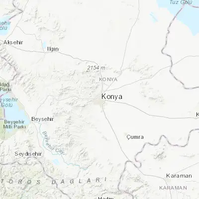 Map showing location of Konya (37.871350, 32.484640)