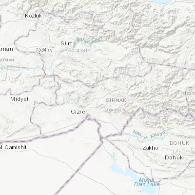 Map showing location of Kumçatı (37.473340, 42.316260)