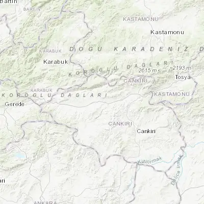 Map showing location of Kurşunlu (40.841010, 33.260280)