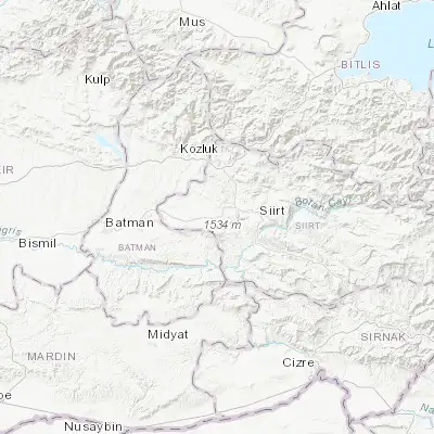 Map showing location of Kurtalan (37.925330, 41.684930)