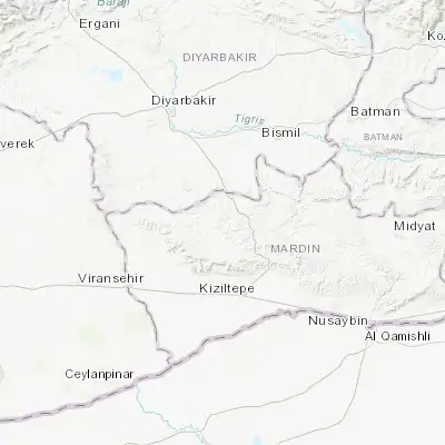 Map showing location of Mazıdağı (37.478010, 40.481520)