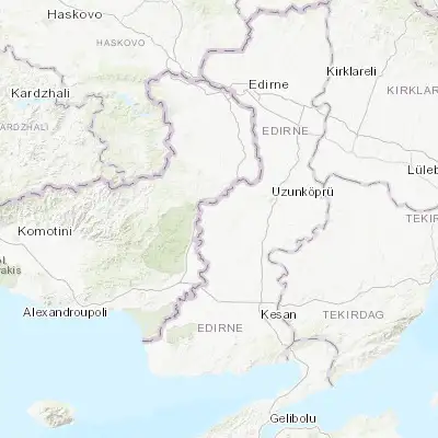 Map showing location of Meriç (41.191830, 26.420970)