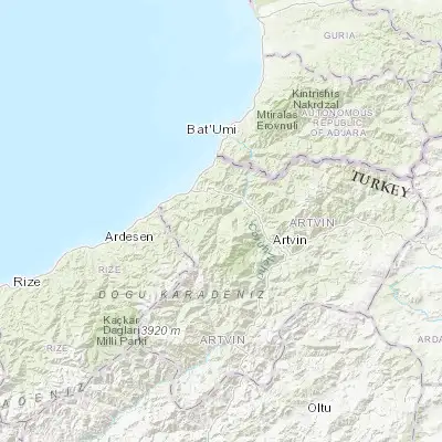 Map showing location of Murgul (41.280490, 41.564380)