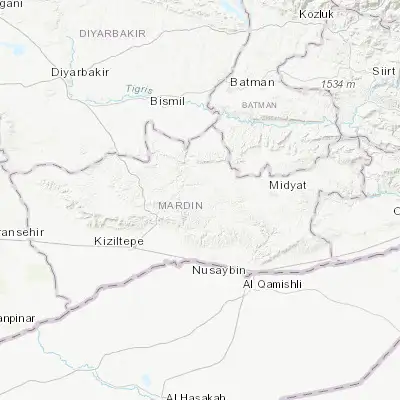 Map showing location of Ömerli (37.399030, 40.954420)