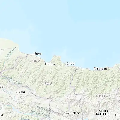 Map showing location of Perşembe (41.065560, 37.771390)