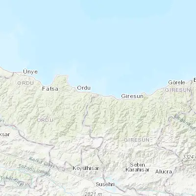 Map showing location of Piraziz (40.922440, 38.124580)