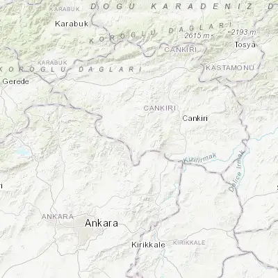 Map showing location of Şabanözü (40.482490, 33.283520)