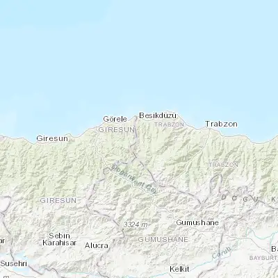 Map showing location of Şalpazarı (40.938260, 39.190060)