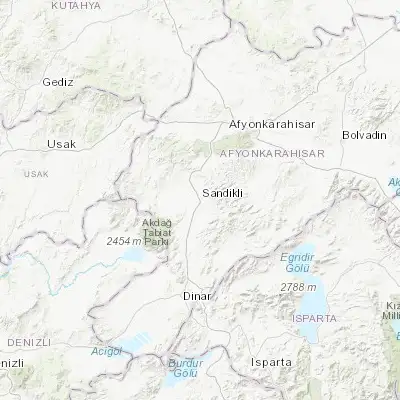 Map showing location of Sandıklı (38.464720, 30.269460)