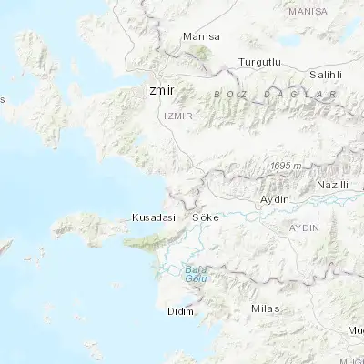 Map showing location of Selçuk (37.951370, 27.368490)