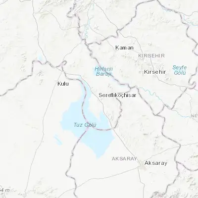 Map showing location of Şereflikoçhisar (38.939250, 33.538600)