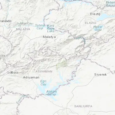 Map showing location of Sincik (38.036450, 38.612570)